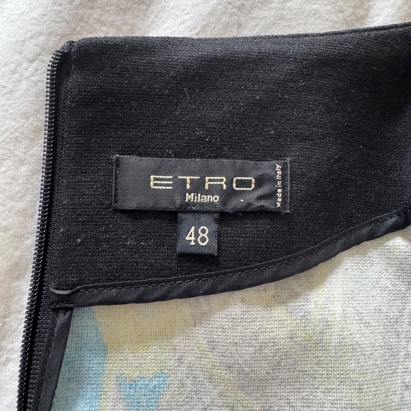 Etro Graphic Print Dress Size 48 (US 12) EUC - Picture 5 of 5